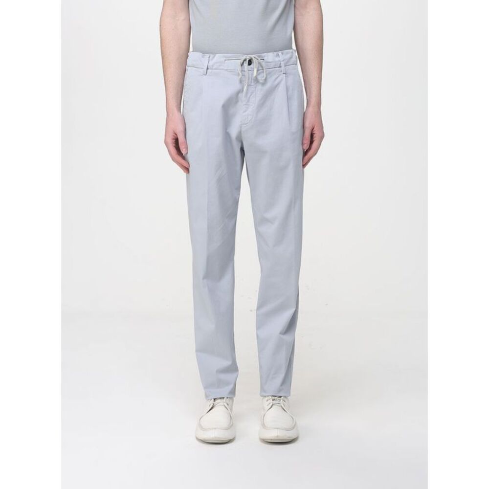 Eleventy Men Eleventy Slim Fit Cotton Blend Trousers